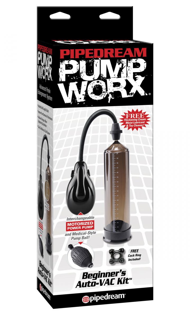 Вакуумный вибростимулятор Pump Worx Beginners Auto VAC Kit